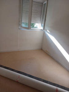 Photo de galerie - Remplacement de lino dans un appartement. 