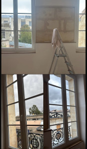 Photo de galerie - Nettoyage vitres encadrement  fin de chantier