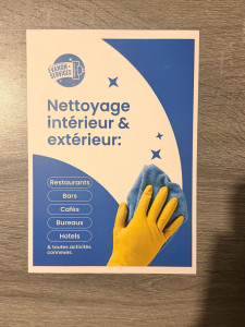 Photo de galerie - Préparation - nettoyage de salle