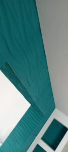 Photo de galerie - Pose de carrelage mural 3D hexagonal — design moderne, finitions parfaites, effet visuel haut de gamme.

