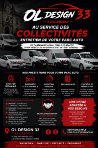 Photo de galerie - Entretient flotte entreprise collectivité et autres 