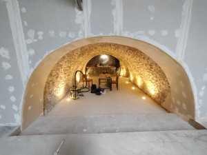 Photo de galerie - Installation d'éclairage et de prises. 