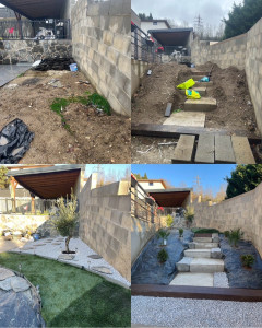 Photo de galerie - Voici une photo de avant après chez un de mes client 