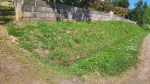 Photo de galerie - Débroussaillage de talus évacuation des déchets pour écoulement pluviométrique de l'eaux réalisées il y a une semaine .