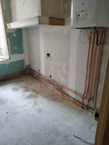 Photo de galerie - Réseau  sanitaire et chauffage 
