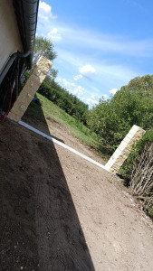 Photo de galerie - Seuil et pilliers finis 