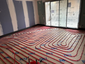 Photo de galerie - Plancher chauffant 