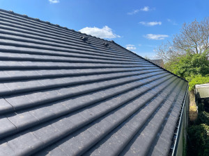 Photo de galerie - Démoussage toiture ( après )