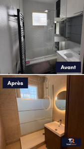 Photo de galerie - Rénovation complète salle de bain