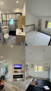 Photo de galerie - Parquet,enduit,placo,penture