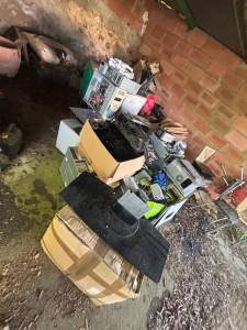 Photo de galerie - Enlèvement de carton et diverses déchets pour la déchetterie