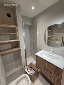 Photo de galerie - Posé de carrelage