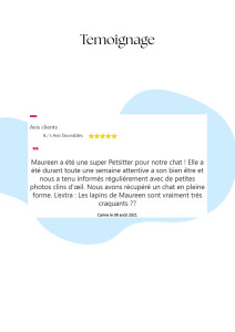 Photo de galerie - Un témoignage très satisfaisant et gratifiant 