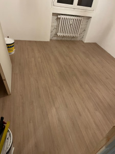Photo de galerie - Pose de parquet flottant 