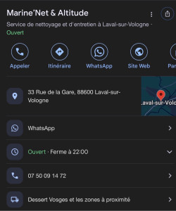 Photo de galerie - Disponible sur Google ?