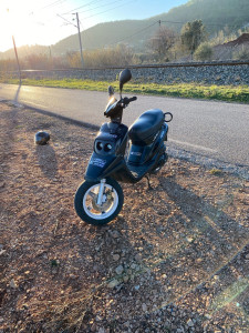 Photo de galerie - J’ai refais entièrement mon scooteur à neuf ( partie cycle et électrique (moteur , batterie , démarreur…)