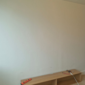 Photo de galerie - Pose d un meuble télé et la suite sur photo suivante 