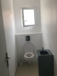 Photo de galerie - Pose sanitaire et wc suspendu 