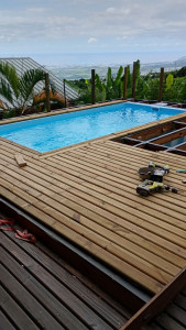 Photo de galerie - Pose terrasse.pose de cuisine .montage de meuble 