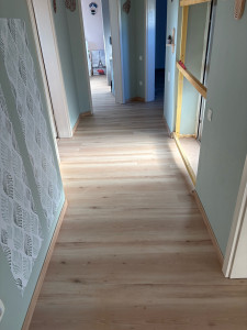 Photo de galerie - Pose parquet et finition 