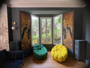 Photo de galerie - Cadre avec de papier peint