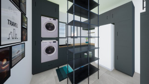 Photo de galerie - Création cellier (partie de réhabilitation maison individuelle)