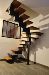 Photo de galerie - Magnifique escalier en kit installé 