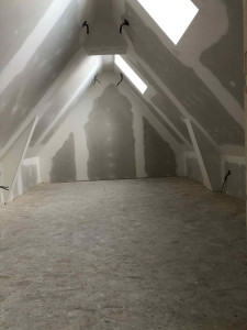 Photo de galerie - Pose placo- bande de jointures