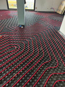 Photo de galerie - Plancher chauffant 