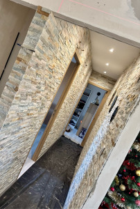 Photo de galerie - Bonjour voici une réalisation de briquette avec dépose est repose de bloc porte est porte à neuf 