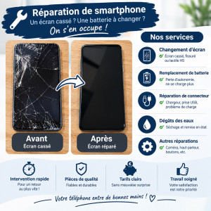 Photo de galerie - Réparation de smartphone