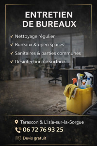 Photo de galerie - ➡️ Entretien régulier bureaux, commerces et logements