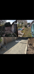 Photo de galerie - Remise en état d’une cour