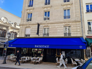 Photo de galerie - Grand stores toile cousue main