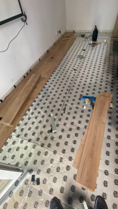Photo de galerie - Pose de parquet - Revêtement de sol