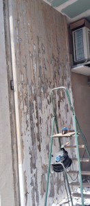 Photo de galerie - Décapage et peinture 
