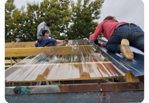 Photo de galerie - Installion et montage d'une serre 