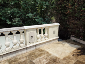 Photo de galerie - Nettoyage balustres 