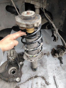 Photo de galerie - Changement amortisseurs.