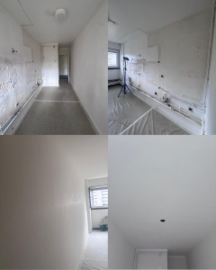 Photo de galerie - Rénovation de peinture en enduit  d’ haute qualité 