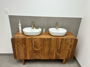 Photo de galerie - Pose de meuble lave-vaisselle 