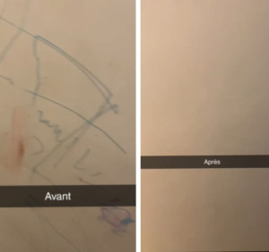 Photo de galerie - Bonjour voilà le résultat un avant et un après mon intervention mure de chambre vraiment très propre maintenant client très satisfait de mon travail et Moi aussi super satisfaite pour m'a cliente cordialement Christelle 