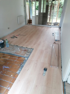 Photo de galerie - Pose parquet 