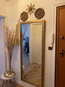 Photo de galerie - Miroir mural avec décoration 