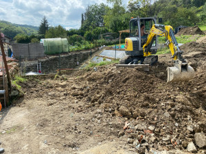 Photo de galerie - Réaménagement total du terrain de mon client à la pelle 