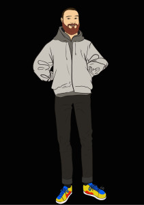 Photo de galerie - Dessin graphique sur tablette