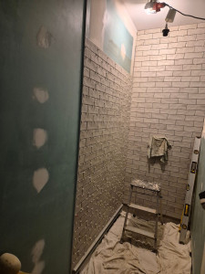 Photo de galerie - Réfection  d'une  salle de bain 