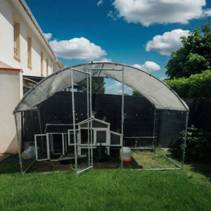 Photo de galerie - Construction enclos + poulailler 