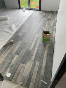 Photo de galerie - Pose de parquet - Revêtement de sol