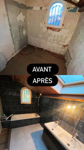 Photo de galerie - Rénovation complète d’une salle de bain 